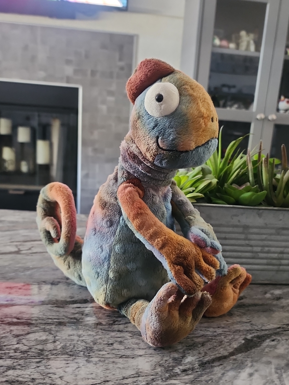 Jellycat Colin the Chameleon Multicolor Plush Stuffed Animal 13”